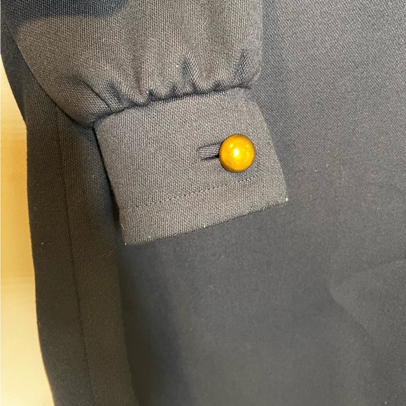 Tory Burch Warren Coat Navy Size 2/XS - Picture 6 of 7